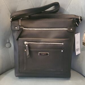 Rosetti Womans Black Crossbody Purse